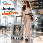 Guacal Maleta Transportador con Ruedas 360 y Asa Retráctil Plegable para Mascotas